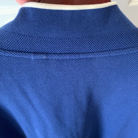 Lacoste Zippered Sweater/Jacket stand up collar Navy blue Men’s size XXL (FR 8) - Picture 7 of 14